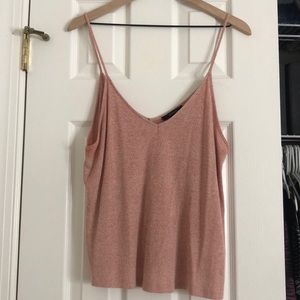 Peach pink tank top